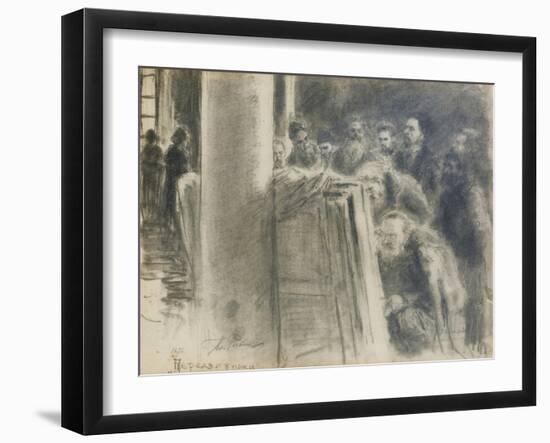 The Peredvizhniki-Group-Ilya Yefimovich Repin-Framed Giclee Print