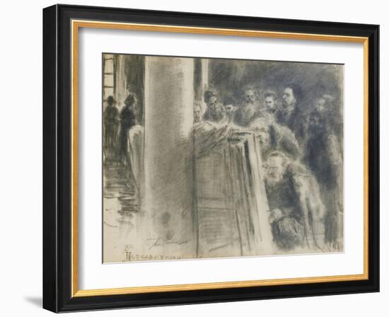 The Peredvizhniki-Group-Ilya Yefimovich Repin-Framed Giclee Print