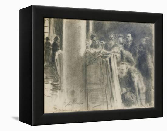 The Peredvizhniki-Group-Ilya Yefimovich Repin-Framed Premier Image Canvas