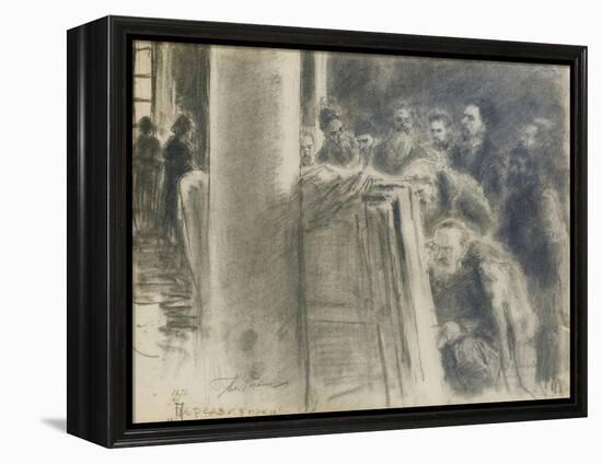 The Peredvizhniki-Group-Ilya Yefimovich Repin-Framed Premier Image Canvas