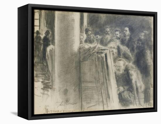 The Peredvizhniki-Group-Ilya Yefimovich Repin-Framed Premier Image Canvas