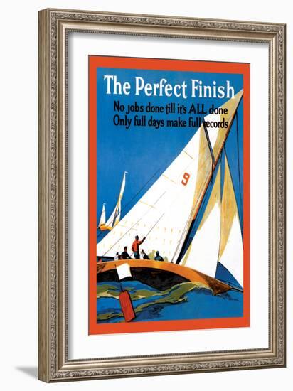 The Perfect Finish-Roberto Franzoni-Framed Art Print