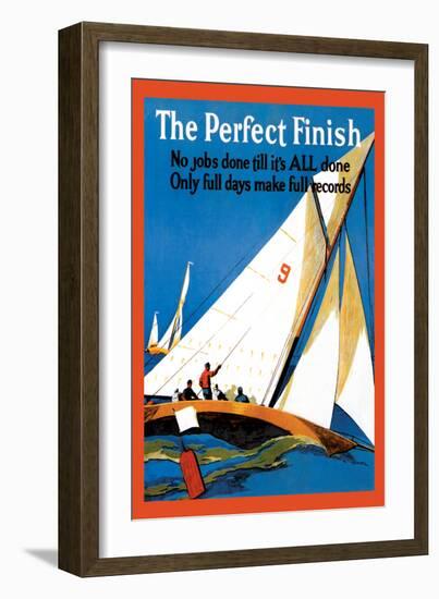 The Perfect Finish-Roberto Franzoni-Framed Art Print