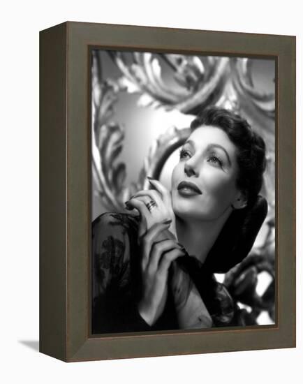 The Perfect Marriage, Loretta Young, 1946-null-Framed Stretched Canvas