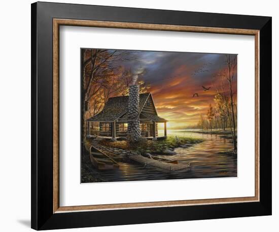 The Perfect Spot-Chuck Black-Framed Giclee Print