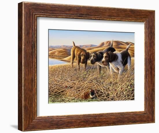 The Perfect Trio-Chuck Black-Framed Giclee Print