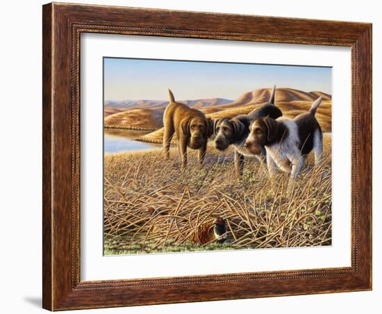 The Perfect Trio-Chuck Black-Framed Giclee Print