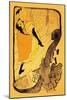 The Performance of Jane Avril-Henri de Toulouse-Lautrec-Mounted Art Print