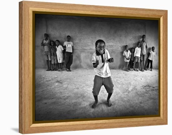 The Performer-Marc Apers-Framed Premier Image Canvas