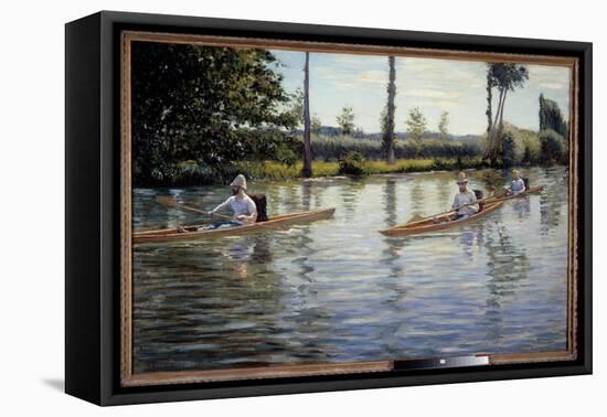 The Perissoires. Painting by Gustave Caillebotte (1848-1894), 1877. Oil on Canvas. Dim: 1,02 X 1,54-Gustave Caillebotte-Framed Premier Image Canvas