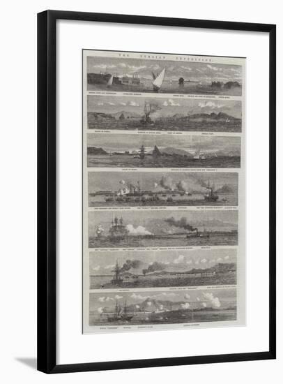 The Persian Expedition-null-Framed Giclee Print