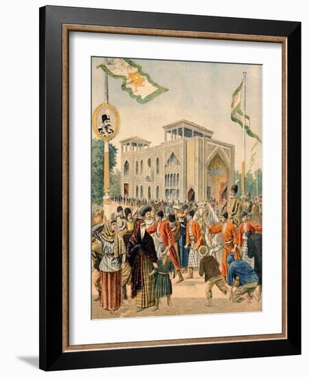 The Persian Pavilion at the Universal Exhibition of 1900, Paris, Illustration from 'Le Petit…-French School-Framed Giclee Print