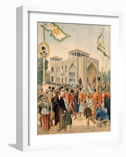 The Persian Pavilion at the Universal Exhibition of 1900, Paris, Illustration from 'Le Petit…-French School-Framed Giclee Print