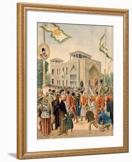 The Persian Pavilion at the Universal Exhibition of 1900, Paris, Illustration from 'Le Petit…-French School-Framed Giclee Print