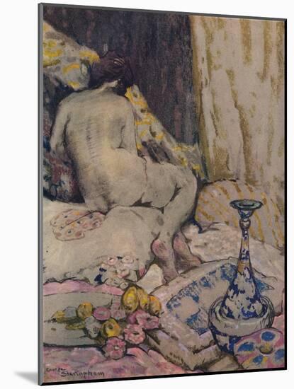 'The Persian Vase', c1916-George Sheringham-Mounted Giclee Print