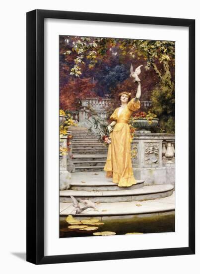 The Pet Dove-Heywood Hardy-Framed Giclee Print