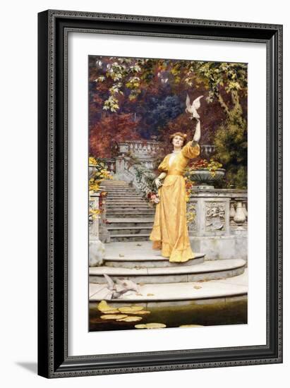 The Pet Dove-Heywood Hardy-Framed Giclee Print