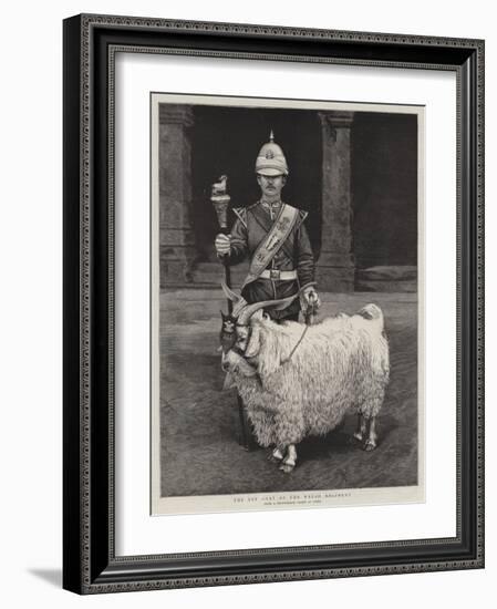 The Pet Goat of the Welsh Regiment-null-Framed Giclee Print