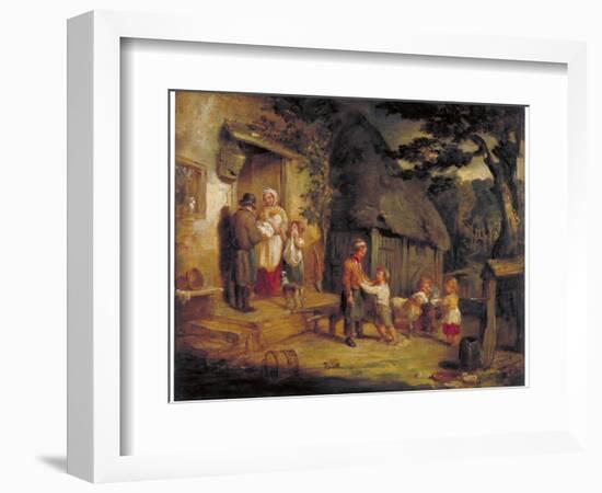 The Pet Lamb, C1813-William Collins-Framed Giclee Print