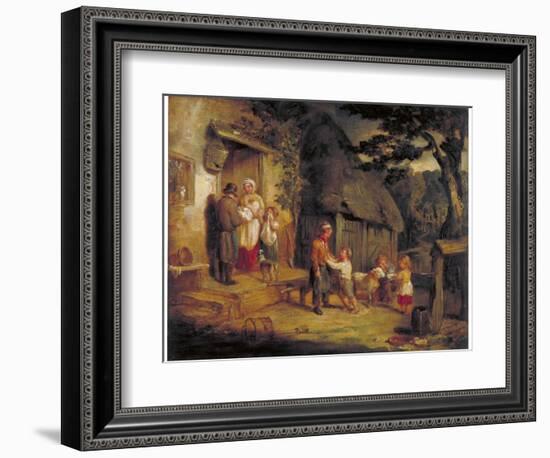 The Pet Lamb, C1813-William Collins-Framed Giclee Print