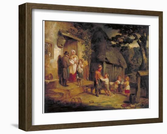 The Pet Lamb, C1813-William Collins-Framed Giclee Print