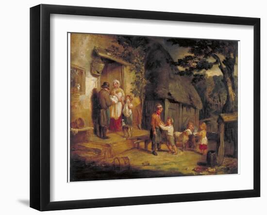 The Pet Lamb, C1813-William Collins-Framed Giclee Print