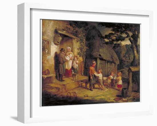 The Pet Lamb, C1813-William Collins-Framed Giclee Print
