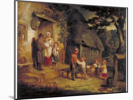 The Pet Lamb, C1813-William Collins-Mounted Giclee Print