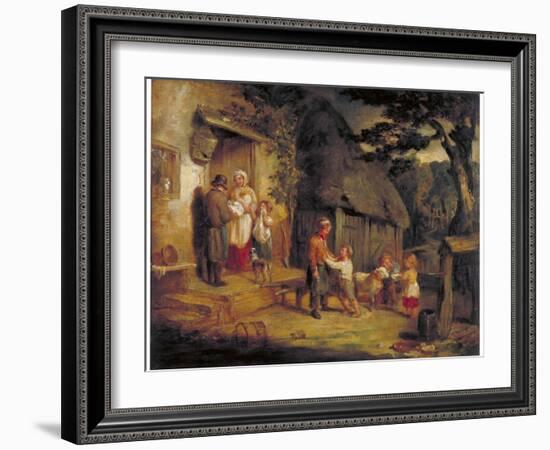 The Pet Lamb, C1813-William Collins-Framed Giclee Print