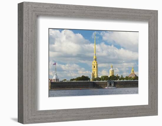 The Peter and Paul Fortress, UNESCO World Heritage Site, St. Petersburg, Russia, Europe-Miles Ertman-Framed Photographic Print