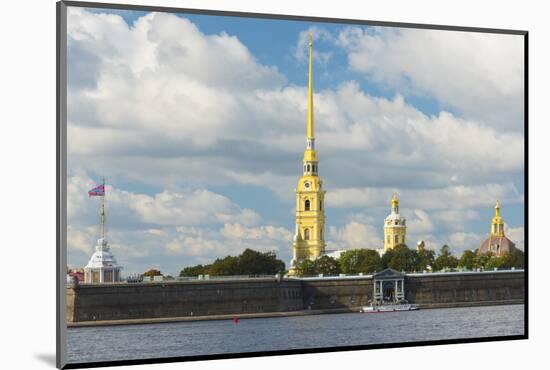 The Peter and Paul Fortress, UNESCO World Heritage Site, St. Petersburg, Russia, Europe-Miles Ertman-Mounted Photographic Print