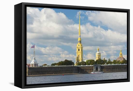 The Peter and Paul Fortress, UNESCO World Heritage Site, St. Petersburg, Russia, Europe-Miles Ertman-Framed Premier Image Canvas