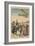 The 'Petit Journal' Airplane Flying over Morocco-French School-Framed Giclee Print