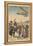 The 'Petit Journal' Airplane Flying over Morocco-French School-Framed Premier Image Canvas