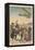 The 'Petit Journal' Airplane Flying over Morocco-French School-Framed Premier Image Canvas