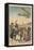 The 'Petit Journal' Airplane Flying over Morocco-French School-Framed Premier Image Canvas