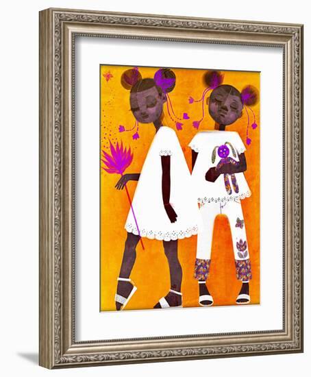 The Petite Twins-Erin K. Robinson-Framed Art Print