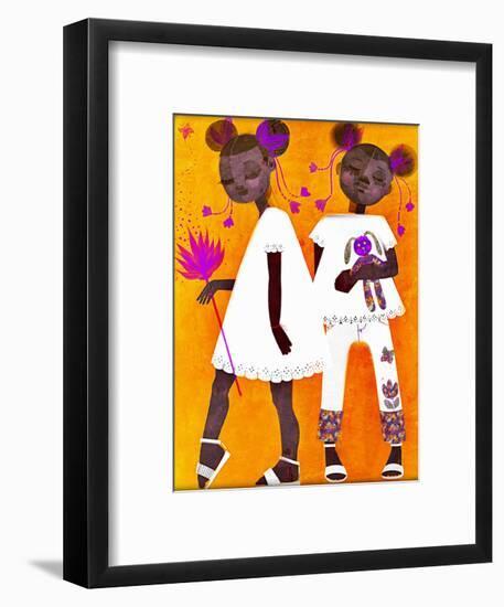 The Petite Twins-Erin K. Robinson-Framed Art Print