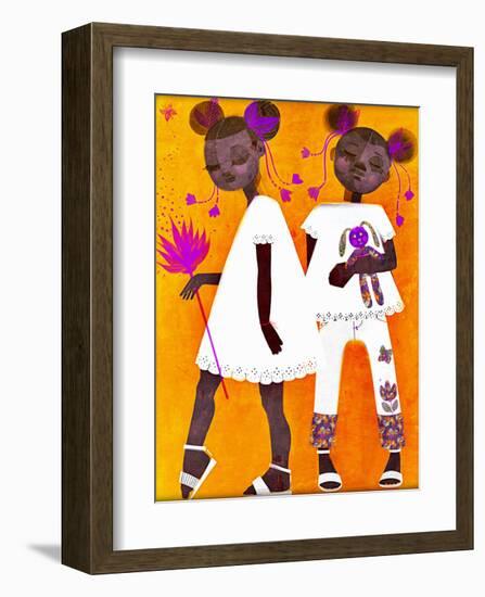 The Petite Twins-Erin K. Robinson-Framed Art Print