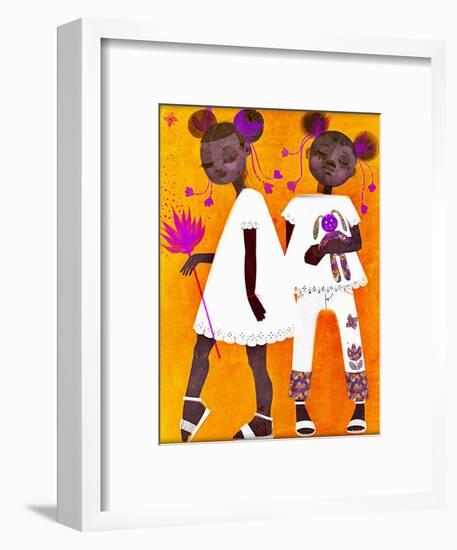 The Petite Twins-Erin K. Robinson-Framed Art Print