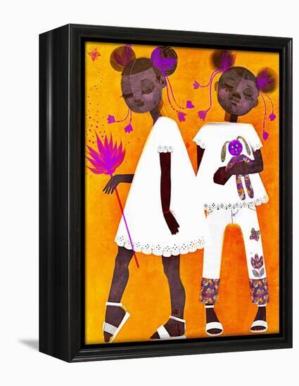 The Petite Twins-Erin K. Robinson-Framed Stretched Canvas