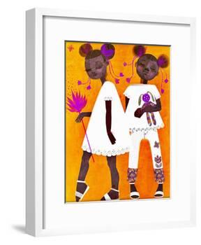 The Petite Twins-Erin K. Robinson-Framed Art Print