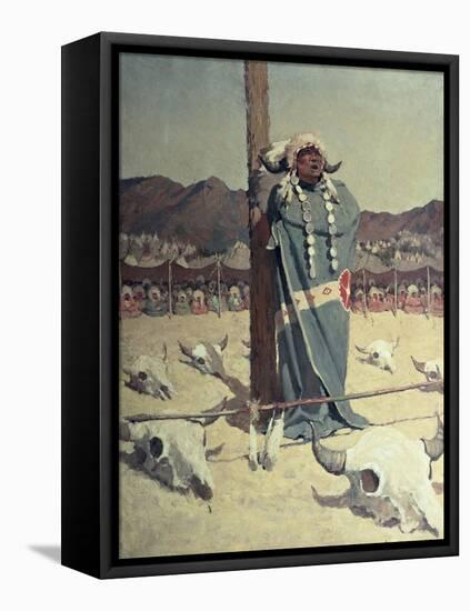 The Petition-Newell Convers Wyeth-Framed Premier Image Canvas