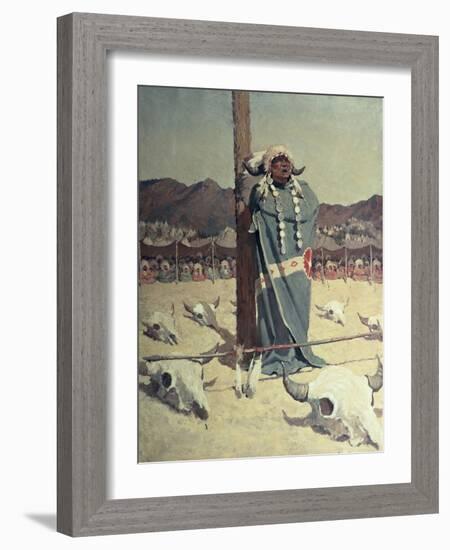 The Petition-Newell Convers Wyeth-Framed Giclee Print