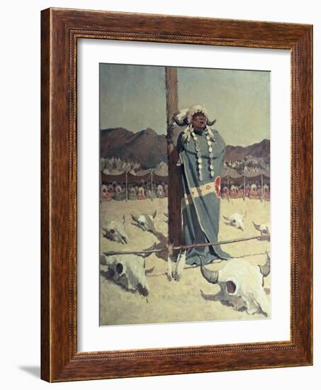 The Petition-Newell Convers Wyeth-Framed Giclee Print