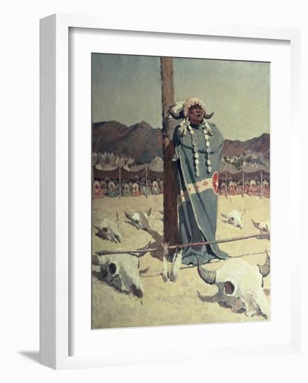 The Petition-Newell Convers Wyeth-Framed Giclee Print