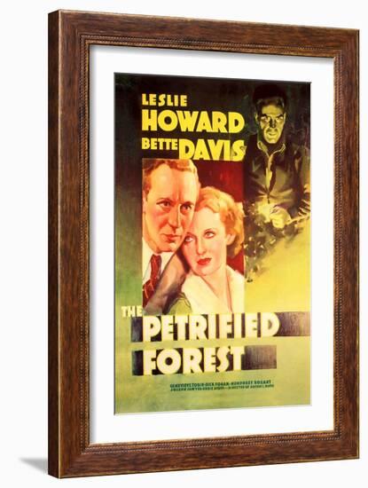 The Petrified Forest - (#2) Vintage Movie Poster-Lantern Press-Framed Premium Giclee Print