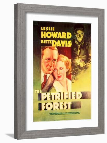 The Petrified Forest - (#2) Vintage Movie Poster-Lantern Press-Framed Art Print