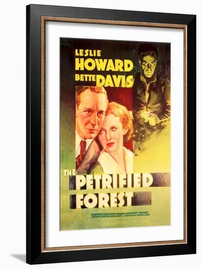 The Petrified Forest - (#2) Vintage Movie Poster-Lantern Press-Framed Art Print