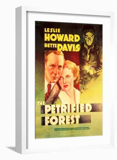 The Petrified Forest - (#2) Vintage Movie Poster-Lantern Press-Framed Art Print
